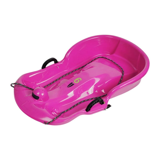 Portable Winter Snow Sled Sledding Sleigh Toboggan Kids Sledge for Yard