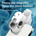 thumbnail image 4 of Phone Microscope - 60X Clip-On Magnifier with LED for Crafts & Repair, 2.9 x 2.7 x 1.1in, 4 of 6