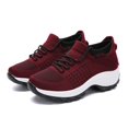 thumbnail image 1 of CUITING Women Lace-up Arch Support Breathable Sneakers Running Platform Tennis Shoes, 1 of 10