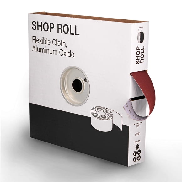 Rollo de lijado VSM, 1 x 50 yardas (150 pies) de óxido de aluminio de grano 40