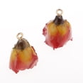 thumbnail image 4 of Tastenkappen de fabricación de joyas cuelgan de resina flor DIY pendientes para pendientes perfecl Encantos de flores secas de resina, 4 of 8