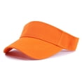 thumbnail image 2 of Domzle Visor Hat for Men & Women Sun Visor Cap for Sports Tennis Golf Running Beach Outdoor Caps Hats Visors Sunvisors 2026 Orange One Size, 2 of 7