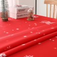 thumbnail image 4 of Rectangle Snowflake Christmas Tablecloth - Xmas Ombre Table Cloth Waterproof and Washable Holiday Decorative Table Cover for Outdoor, Indoor Party Kitchen Dining Room, 60 x 84 Inch, 160GSM, 4 of 5