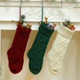 thumbnail image 4 of Medias de Navidad con nombre personalizado, calcetines de decoración navideña con monograma, bordado personalizado con nombre, medias de punto, regalo de Navidad, 4 of 4