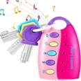 thumbnail image 1 of Llave de coche con mando a distancia musical inteligente Skylety para niños (rosa), 1 of 7