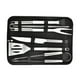 thumbnail image 2 of Juego de Herramientas para barbacoa de acero inoxidable, juego de accesorios para parrilla de barbacoa, herramientas para asar en interiores y exteriores, bolsa Oxford, 9 Uds., 2 of 12