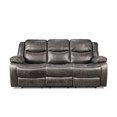 thumbnail image 2 of Topline Home Furnishings Ensemble de canapés gris motion 3pc, 2 of 6