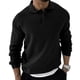 thumbnail image 4 of Suéter de solapa europeo y americano para hombre, suéter de punto de manga larga ajustado y urbano de moda para otoño, 4 of 5