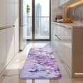 thumbnail image 4 of Purple Butterfly Flower Pattern Kitchen Rug Mat,Kitchen Runner Rugs Non Skid Washable,Decorative Kitchen Floor Mats for Kitchen,Sink,Laundry,17"x47.2", 4 of 7