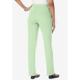 thumbnail image 2 of Roaman's Women's Plus Size Tall Plus Size Soft Knit Relaxed Pull-On Straight Leg Pant, 2 of 6
