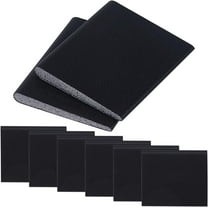 6Pcs Black Weather Stripping Seal Strip Foam Door Seal Window Sealer for Winter Soundproof Door Insulation Strip Thin Stripping Seal for Door Frame Door Gap Filler Noise Blocker 2x1.7in