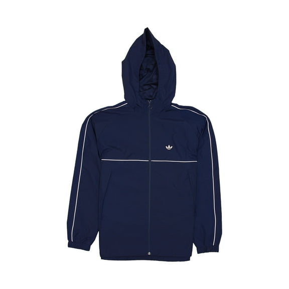 Adidas Originals Mens Hooded Samstag Shell Jacket (Small, Navy)