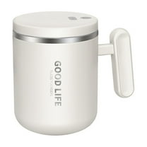 WSZZL Stainless Steel Rechargeable Mixing Cup, Automatic Soy Milk Mixer, USB Rechargeable, High Performance, Ideal for Coffee, Protein Shakes, Meal Prep