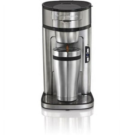 Hamilton Beach - Single Serve Coffee Maker - Stainless Steel