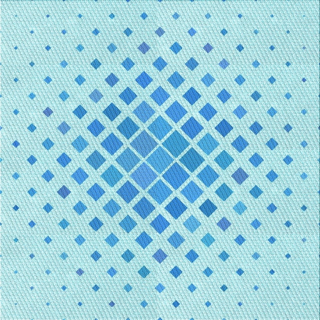 Ahgly Company Machine Washable Indoor Square Transitional Electric Blue Area Rugs, 4' Square