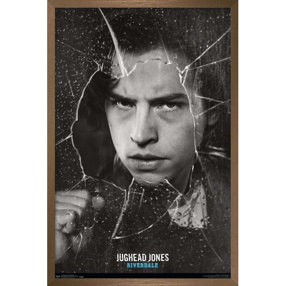Riverdale - Shattered Jughead Wall Poster, 14.725" x 22.375", Framed