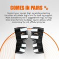 thumbnail image 5 of 1 Pair Dog Rear Leg Brace Canine Rear Hock Joint Support With Safety Reflective Straps For Joint Injury Sprain Protection, 5 of 5