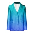 thumbnail image 3 of Qeaghou Flash Deals Summer Blazers for Women Lightweight Long Sleeve Lapel Jackets Open Front Work Office Jacket Casual Cardigan Blazer, 3 of 5