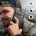 thumbnail image 3 of Protective case for Google Pixel 7 Pro Dual Layer Anti-Drop  Grade Case Heavy Duty Shockproof 360 Full-Body Protective Pixel 7 Pro Phone Cover for Women Men(Black), 3 of 14