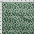 thumbnail image 4 of oneOone Cotton Jersey Green Fabric Abstract Leaf With Dot Craft Projects Decor Fabric Printed By The Yard 58 Inch Wide, 4 of 4