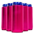 thumbnail image 6 of Slim Can Cooler Sleeves, Yellow Skinny 12 oz Tall Neoprene 4mm Thickness - Set of 6, 6 of 30