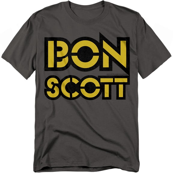 Bon Scott T-Shirt Stencil Logo Unisex Graphic Tee For Men & Women