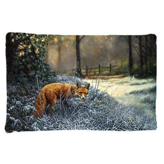 Fox on the Hunt Fabric Standard Pillowcase