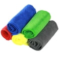 thumbnail image 3 of Toalla para platos de descontaminación fuerte de 5 piezas, toalla de limpieza de microfibra antiadherente para el hogar, para cocina, coche (verde), 3 of 5