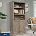 thumbnail image 3 of Sauder Miscellaneous Storage Library Laurel Oak finish, 3 of 16