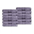 thumbnail image 2 of Superior Aria Turkish Cotton 12-Piece Face Towel Set, Ultra Soft Heavyweight Towels, Wisteria, 2 of 6