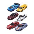 thumbnail image 3 of 6 Piezas Coches de Carreras para Niños Vehículo de Juguete de Aleación Regalo de Cumpleaños Coche de Juguete para Niños Coche Modelo 1:64 para Niños D, 3 of 8