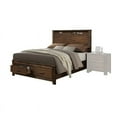 thumbnail image 2 of ACME Furniture Lit Très Grand Merrilee avec Rangement en Chêne, 2 of 3