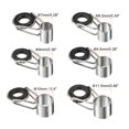 thumbnail image 2 of 7-11.5mm Tube Dia Iron Fishing Rod Guide Repair Kit Set Line Ring, 30 Pack, 2 of 5