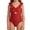 czb# Red376, variant on Huowey Kids Girls Onepiece Swimsuit Fashionable Asymmetric Striped Straps One Shoulder Cute Solid Color Casual Tankini Bathing Suit Tummy Control Summer Stylish Beachwear Swimwear,Pink,9-10 Years