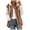 Khaki, variant on Winter Coats For Women Fuzzy Fleece Jacket Hooded Color Block Patchwork Cardigan Coat Outerwear With Pocket