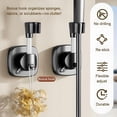thumbnail image 2 of ABPETE Suction Cup Shower Head Holder - Angle Adjustable Spring Arm, Flexible Wall Mount Shower Hose Holder, Removable Hand Held Shower Bracket with Vacuum Lock & Bonus Hook for Bathroom, Kitchen, 2 of 7