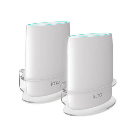Netgear Orbi Wall Mount,Myriann Sturdy Clear Acrylic Wall Mount Bracket for NETGEAR ORBI AC3000/AC2200 Tri Band Home WiFi Router- (2 (Best Router For Table Mounting)