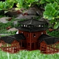 thumbnail image 1 of Nestingho Figurilla Torre Marrón Para De Acuarios Y Japoneses, 1 of 6