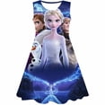 thumbnail image 1 of Disney Frozen 2 Dress Costumes Girls Princess Elsa Dress Ball Gown Birthday Kids Snow Queen Cosplay Carnival Clothing 1-10 Years4T Gao Jinjia LED, 1 of 2