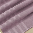 thumbnail image 3 of Virtu Bath Towel Sets For Bathroom 100% Ring Spun Cotton Luxury Bath Towel Set 6 Pc Highly Absorbent Towels, Dusty Purple, 3 of 5