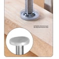 thumbnail image 3 of Woodworking C Clamp, Portable Abrasion Resistant Continuous Thread 4PCS Set Metal C Clamp  for Warehouse, 3 of 7