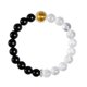 thumbnail image 1 of Pulsera S925 de plata con obsidiana negra, cristal blanco, 1 of 2