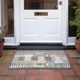 thumbnail image 3 of Dalyn Rugs Machine Washable Indoor/Outdoor Chantille Brown 1'8" x 2'6" Rug, 3 of 7