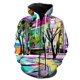 thumbnail image 1 of Sudadera con capucha y cremallera para hombre, diseño de grafiti abstracto, estilo hip hop, con estampado 3D, estilo Harajuku, gran oferta 2024, 1 of 6