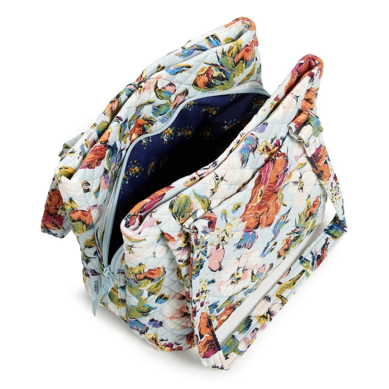Vera Bradley Women's Cotton Multi-Compartment Shoulder Bag Sea Air