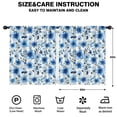 thumbnail image 2 of Blackout Kids Curtains,Pioneer Flower Floral Print Pattern Childrens Insulated Curtains Set Of 2,Bedroom Essentials,Toddler Room Decor 52"x63", 2 of 5