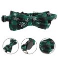 thumbnail image 3 of Weiweiguan 1 Pce Collier de Noël pour Animaux Design Classique Nœud Papillon Collier Décoratif pour Chat, 3 of 6