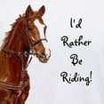 thumbnail image 3 of CafePress - Id Rather Be Riding! Horse Women's V Neck T Shirt - Womens Cotton V-Neck T-shirt, 3 of 4