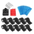 thumbnail image 2 of Machine Supplies Set Elastic Bandage Rolls Waterproof Pen Covers Ink Cup Holder Stand, 2 of 7