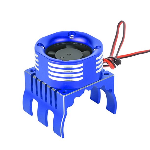 Ventilador de motor con control remoto, escala 1/8 1/10 Modelo de control remoto Disipador de calor de aleación de aluminio para automóvil 42 mm 4274 ESC Ventilador de enfriamiento con montaje de moto